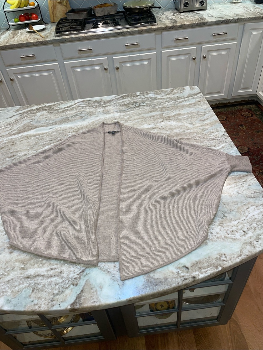 Ilene Fischer cocoon cardigan wool sweater - FLAWS PLEASE SEE PHOTOS - Picture 2 of 7